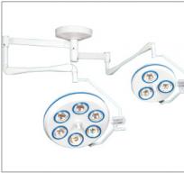 Hole type shadowless lamp